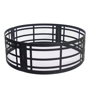 Pleasant Hearth Classic Fire Ring - 36-in - Steel - Black