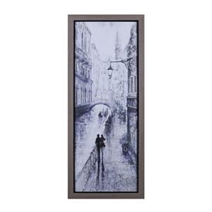 ArtMaison Canada Venice Walk by Peter Kiyanista 50.75-in x 20.75-in Framed Art