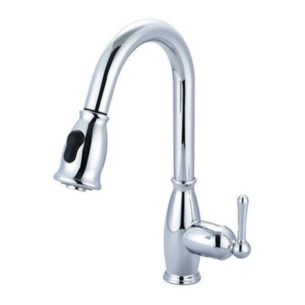 Olympia Faucets Accent Single Handle Pull Down Polished Chrome Kitchen   330034965 MainImage 001 L 