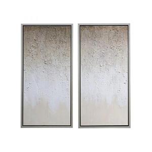 Home Gear 40-in x 20-in Star Dusk Vertical Framed Art (Set of 2)