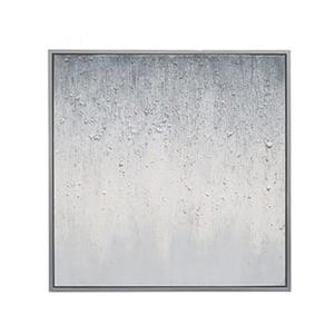 Home Gear Grey 40-in x 40-in Star Dusk Square Framed Art