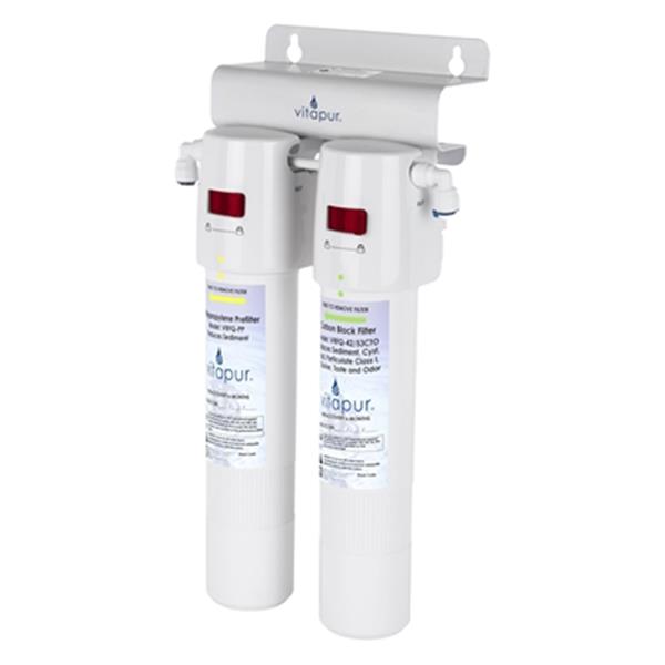 Vitapur 14.7-in White 2-Stage Water Filtration System