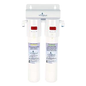 Vitapur 14.7-in White 2-Stage Water Filtration System