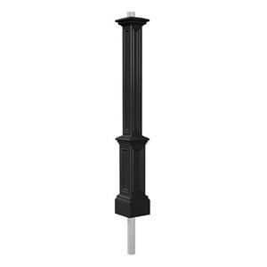 Mayne Signature Decorative Lamp Post with Mount - Black