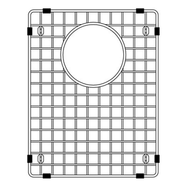 BLANCO Precis 13.75-in x 10.75-in Stainless Steel Sink Grid