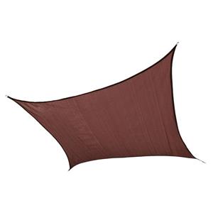 ShelterLogic 16-ft x 16-ft Terracotta Heavyweight Polyethelene Square Sun Shade Sail