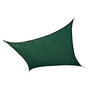 ShelterLogic 12-ft x 12-ft Evergreen Heavyweight Polyethelene Square Sun Shade Sail