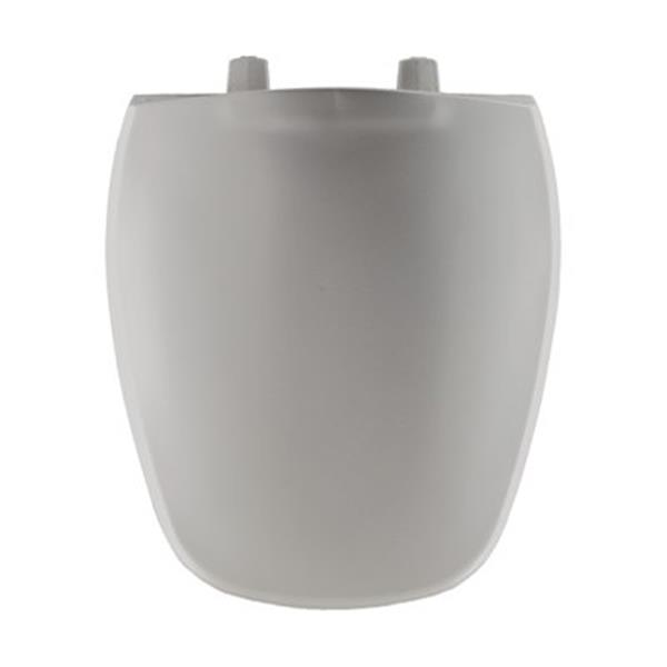 Bemis Emblem Round Silver Plastic Toilet Seat RONA