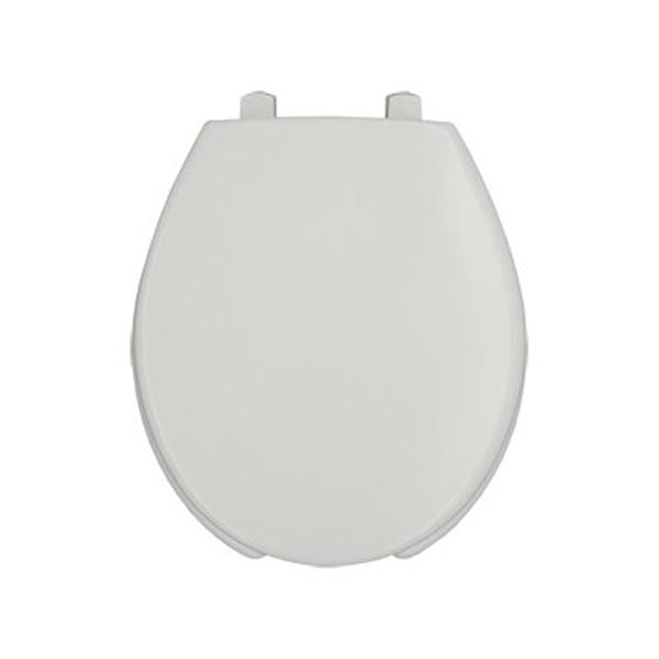Bemis Open Front Round Plastic Whte Toilet Seat Cover RONA