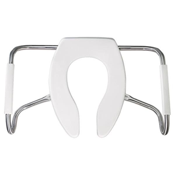 Bemis Elongated MedicAid® Safety White Plastic Toilet Seat RONA