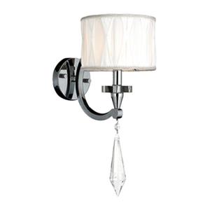 Worldwide Lighting Cutlass Collection Polished Chrome Single Light Wall Sconce