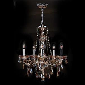 Worldwide Lighting Provence 5-Light Chandelier,W83104C21-AM