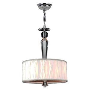 Worldwide Lighting Gatsby Polished Chrome Large Pendant Light