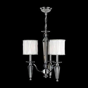 Worldwide Lighting Gatsby Collection 72-in Polished Chrome 3-Light Chandelier