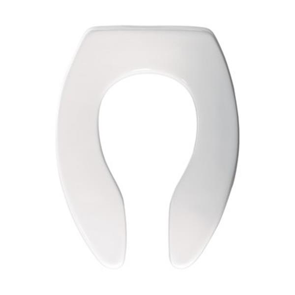 Bemis elongated Molded Wood White Toilet Seat RONA
