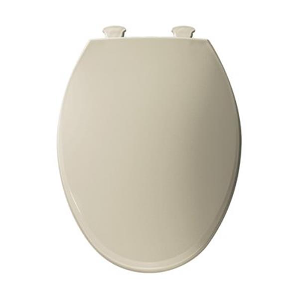 Bemis 1800EC 000 Toilet Seat with Easy Clean & Change Hinges White Elongated 