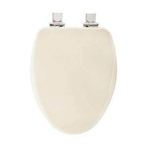 Bemis Elongated High Density&trade Molded Wood Off-White Toilet Seat