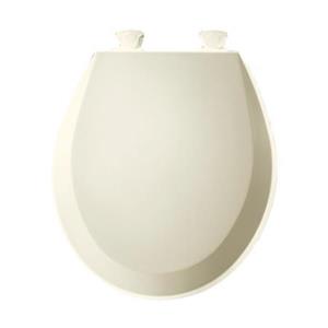 Bemis Round Molded Wood Off-White Toilet Seat