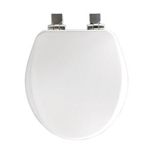 Bemis Round High Density Closed Front With Cover Molded Wood Black Toilet Seat