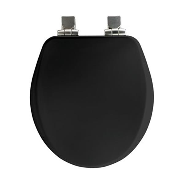 black toilet cover