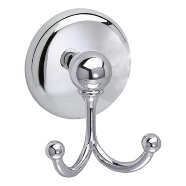 Moen Kasey Chrome Double-Hook Wall Mount Towel Hook in the Towel Hooks  department at