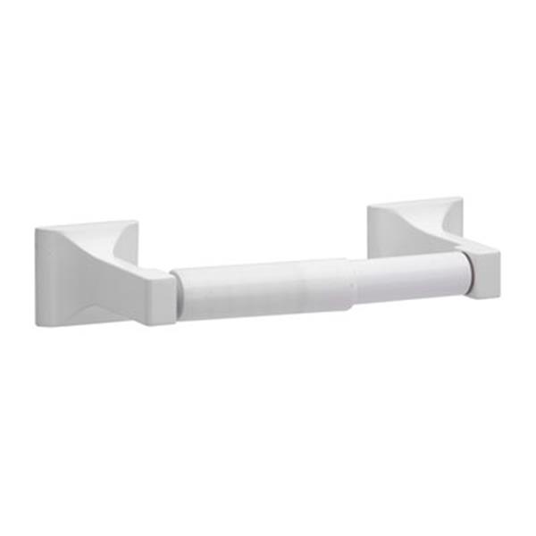 allen + roth Matte Black Freestanding Spring-loaded Toilet Paper Holder in  the Toilet Paper Holders department at