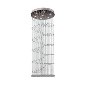Worldwide Lighting Helix 24-in Polished Chrome Pendant Light