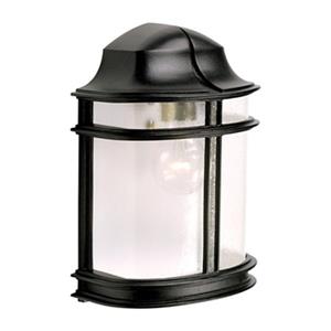 SNOC Evolution 11.12-in Black Wall Mounted Outdoor Sconce