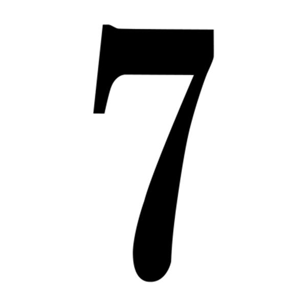 SNOC Essentials Accessories Black Self-Adhesive Digits House Numbers