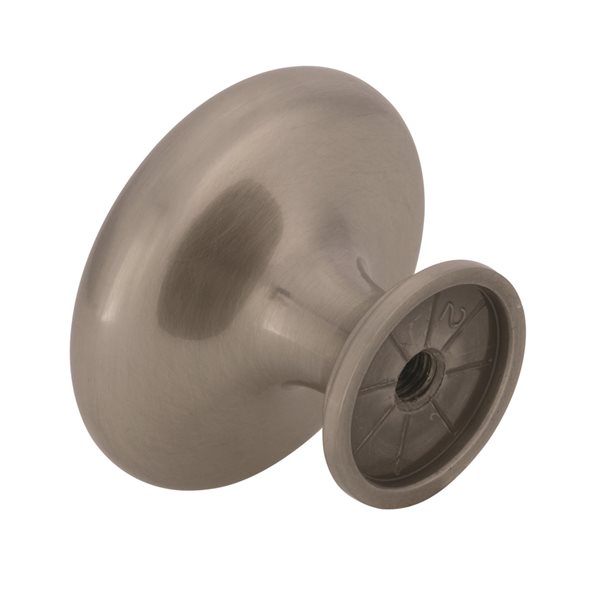 Amerock Inspirations 1.31-in Satin Nickel Round Transitional Cabinet Knob - 10-Pack