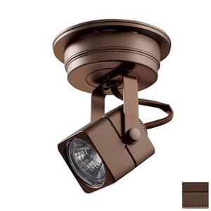 Kendal Lighting 5-in Oil-Rubbed Bronze 1-Light Flush-Mount Fixed Track Light Kit
