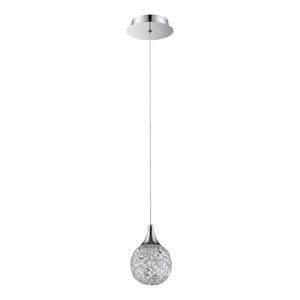 Kendal Lighting 5.00-in Satin Nickel Modern Globe 5-Light Pendant