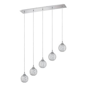 Kendal Lighting Solaro Chrome Multi-Light Modern Globe Pendant