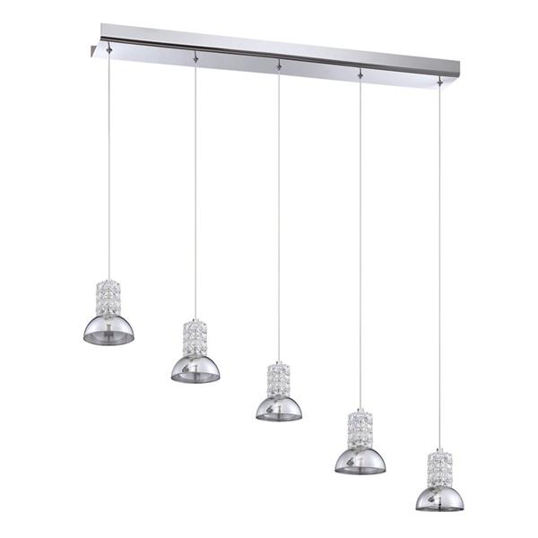 Kendall Lighting 36 00 In Chrome Modern Mirrored Glass Dome