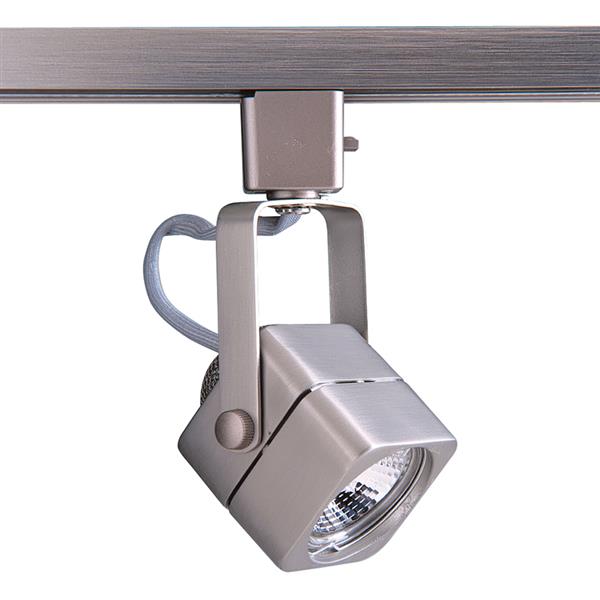 Kendal Lighting 1-Light Brushed Steel Pinhole Linear Track Lighting Head