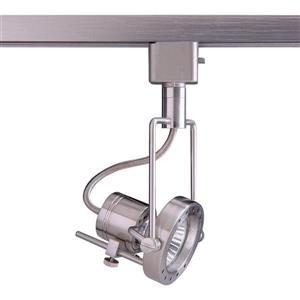 Kendal Lighting 1-Light Satin Nickel Gimbal Linear Track Lighting Head