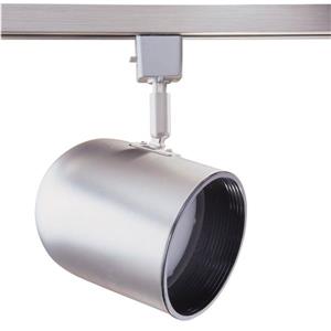 Kendal Lighting 1-Light Brushed Steel Roundback Linear Track Lighting Head