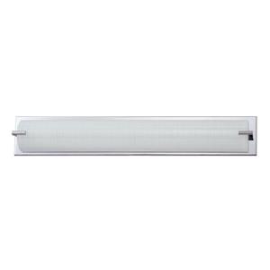 Kendal Lighting Paramount 30-in Chrome 1-Light Rectangle Vanity Light Bar