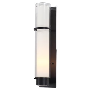 DVI Essex Hardwired Outdoor Wall Sconce - 20-in - Hammered Black