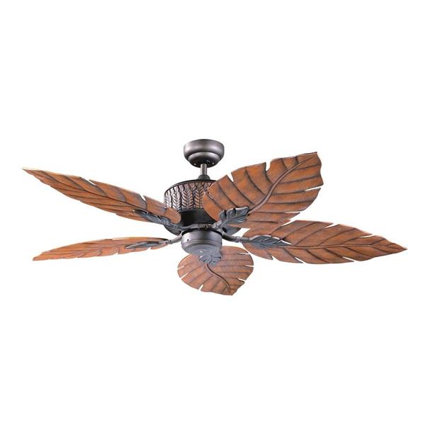 Kendal Lighting Fern Leaf 52 In Oil Rubbed Bronze Indoor And Outdoor Kendal Lighting Fern Leaf 52 In Oil Rubbed Bronze Indoor And Outdoor Ceiling Fan
