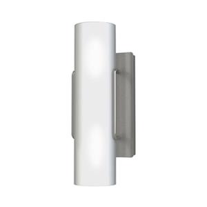 Kendal Lighting Nextra 4.72-in W Satin Nickel Hardwired Ambient Wall Sconce
