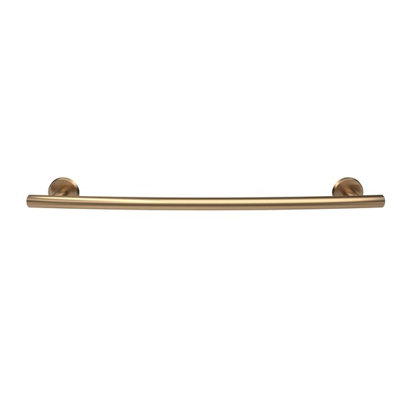 Amerock Arrondi 18-in Golden Champagne Wall Mount Towel Bar