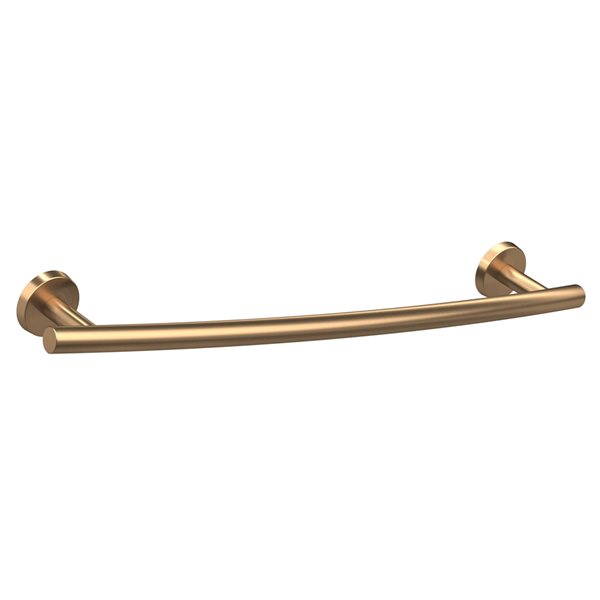 Amerock Arrondi 18-in Golden Champagne Wall Mount Towel Bar