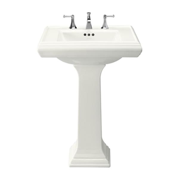 KOHLER Memoirs 27-in White Pedestal Sink