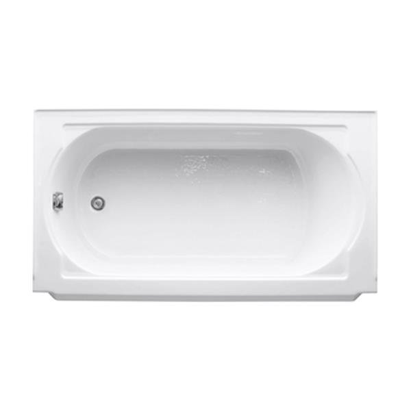 Kohler Alcove Soaking Bathtub 721 0 Rona, Rectangular Bathtubs Kohler Vs American Standard