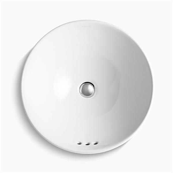 KOHLER Vox Round White Vessel Sink
