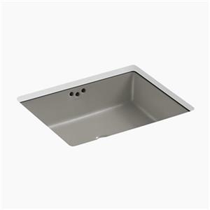 KOHLER Kathryn 19.75-in x 6.25-in Cashmere Under Counter Sink