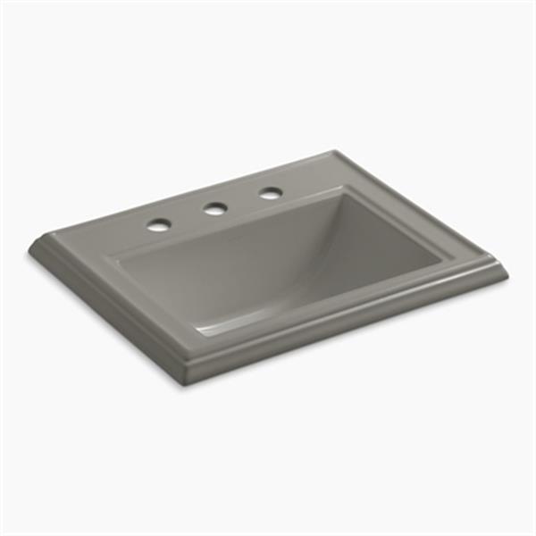 KOHLER Memoirs 2.75-in x 8.75-in Cashmere Rectangular Self Rimming Sink