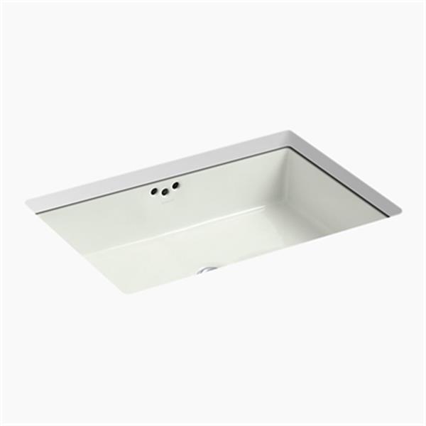 KOHLER Kathryn 23.88in x 6.25in Off White Porcelain Under Counter