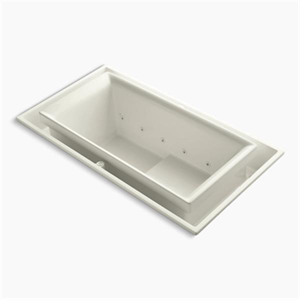 KOHLER 75-in x 41-in Drop-in Effervescence Bath